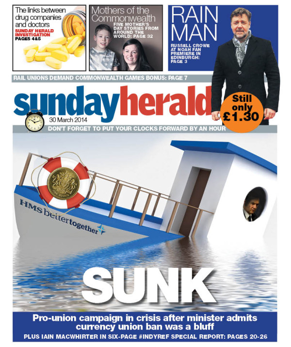 Sunday Herald - Sunk